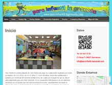 Tablet Screenshot of parcinfantil-lagranota.com